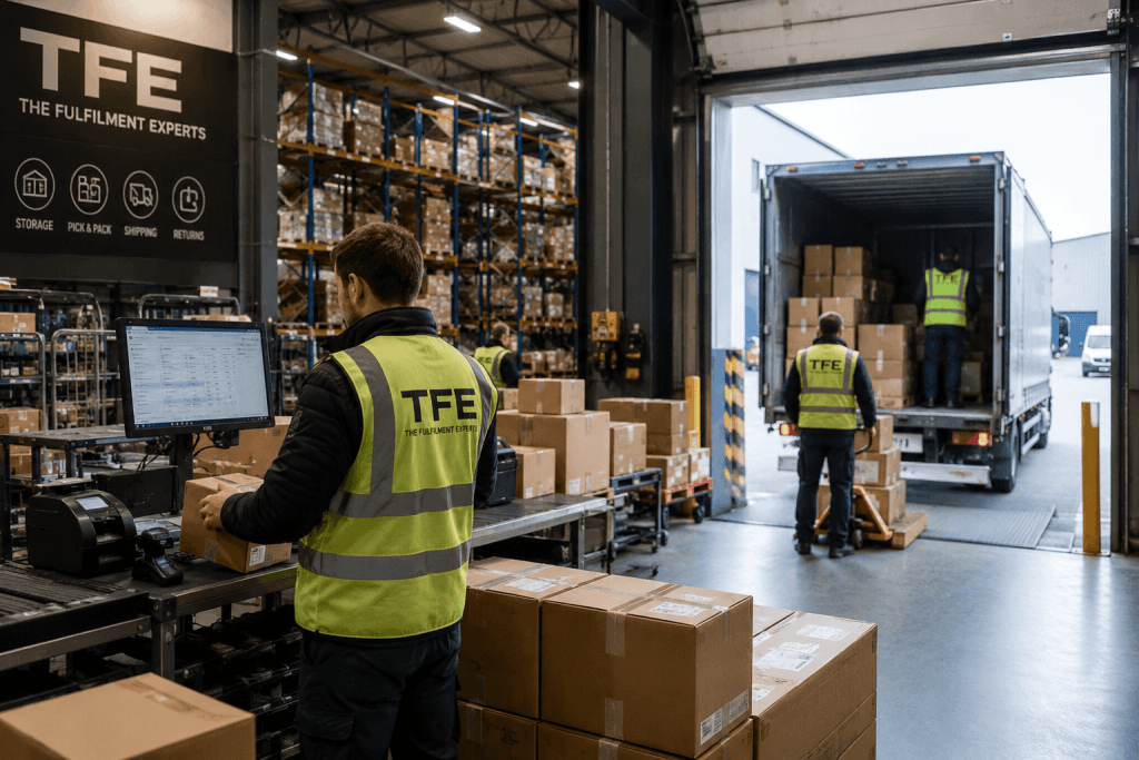 3PL logistics operations supporting EU fulfilment for British brands