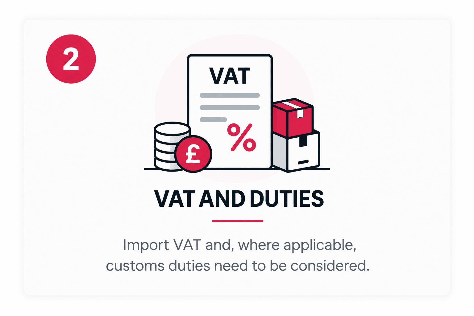 Import VAT and customs duties for UK goods entering the EU